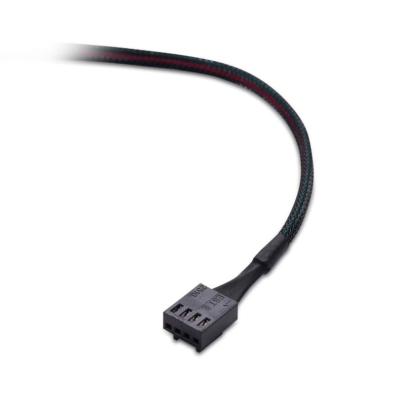 Cable Matters كابل ماترز 2-باك كابل تمديد مروحة 4 دبابيس PWM - 12 بوصة - Image 4